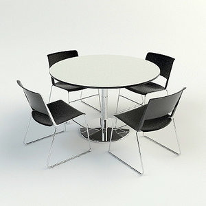 table chairs - materials 3d max