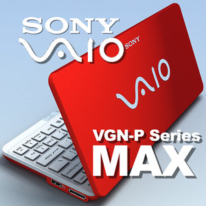 3ds max notebook sony vaio p-series