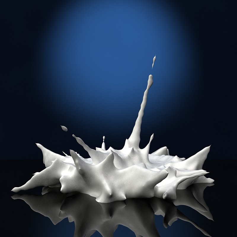 maya paint splash liquid