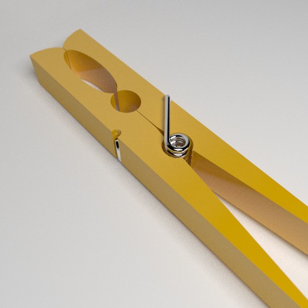 3d model clothing peg