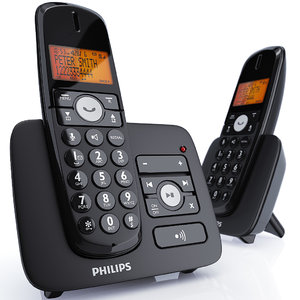 3d philips xl cordless phone model