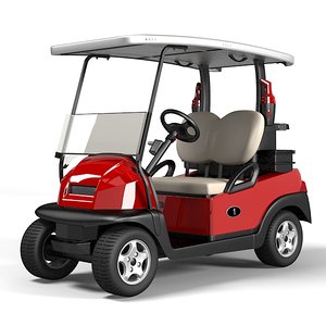 3d model golf car