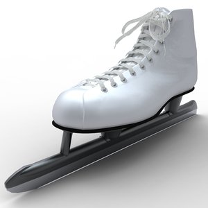 classic ice skate obj
