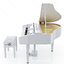 3d digital grand piano yamaha model