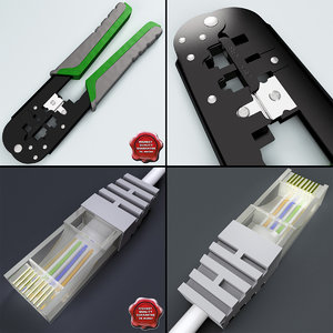 ethernet v1 3d model