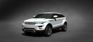 3d compact suv rover model