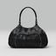 black ladies hand bag 3ds