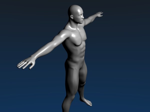 無料人間男性ベースモデル3dモデル Turbosquid 56