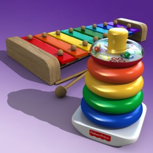 3ds max stacking toy