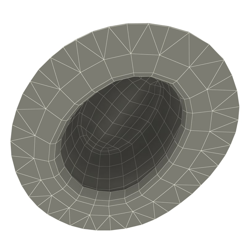 3d Cowboy Hat Model 3d-cowboy-hat-model