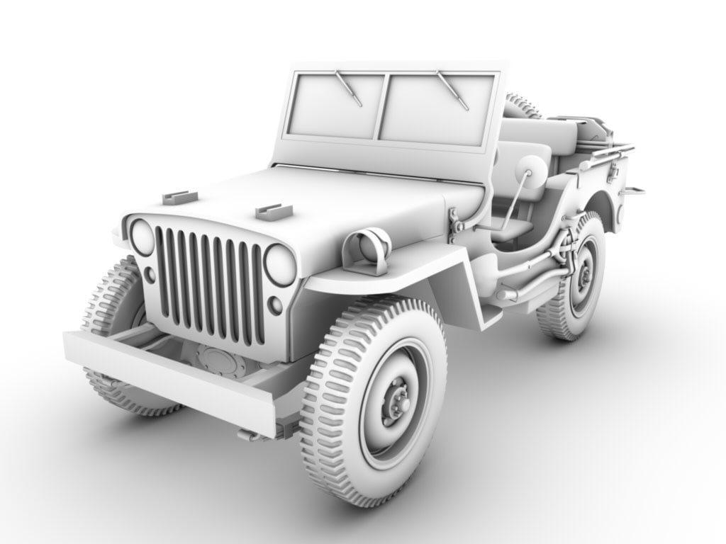 Download 3d jeep willys 1942 model