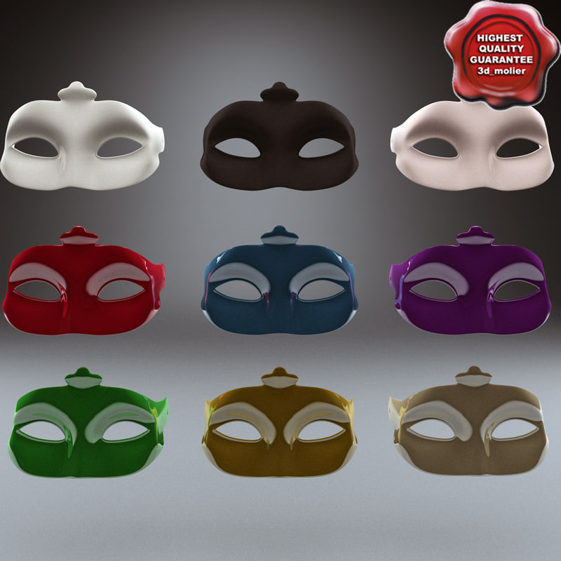 3d-model-masquerade-mask