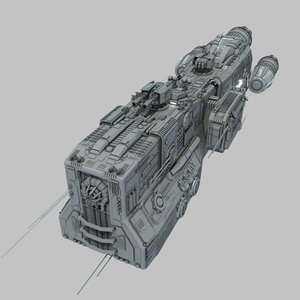 3d light cruiser - preacher model