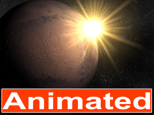 mars planet 3d model
