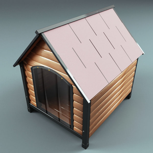 dog kennel 3d model