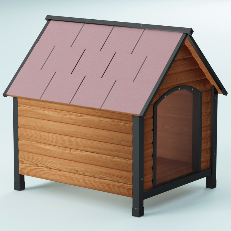 dog kennel 3d model