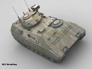 3ds max m3 bradley tank