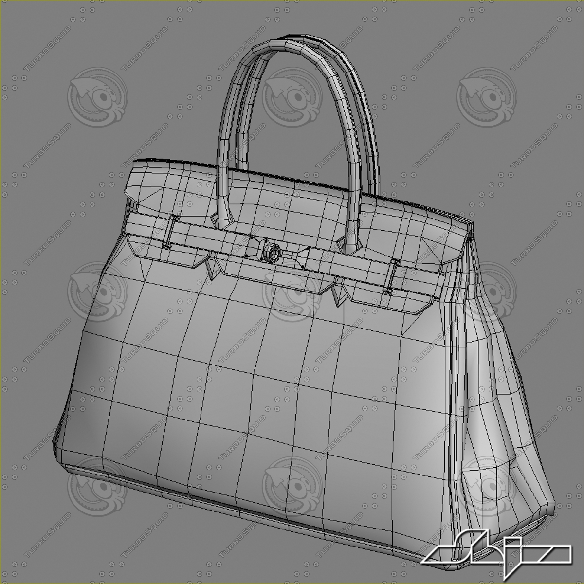 3d model hermes birkin bag