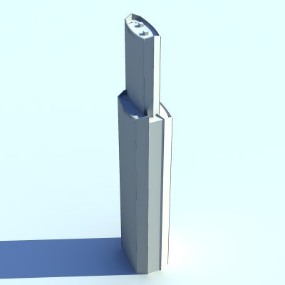 3d skyscrapers model