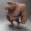 3d ape character