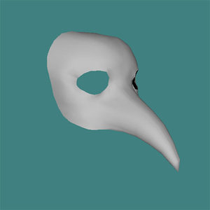 free plague doctor mask 3d model