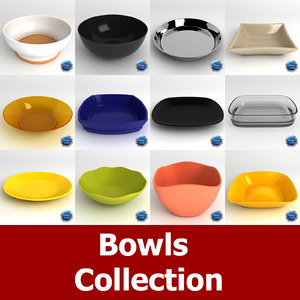 bowls 3d model
