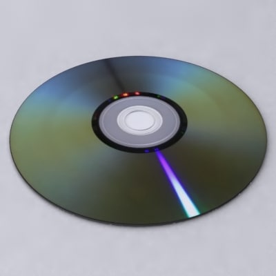 3d dvd model