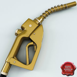 3d model of gas pump
