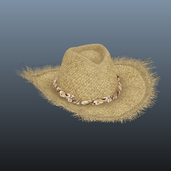 麦わら帽子3dモデル Turbosquid