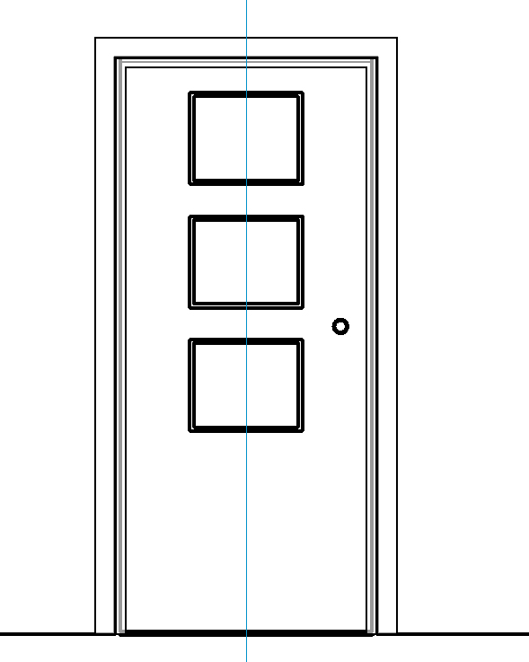 3d model revit door