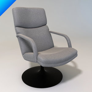 f154 156 chair artifort 3d 3ds