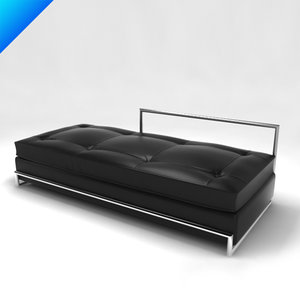 day bed eileen gray 3d 3ds