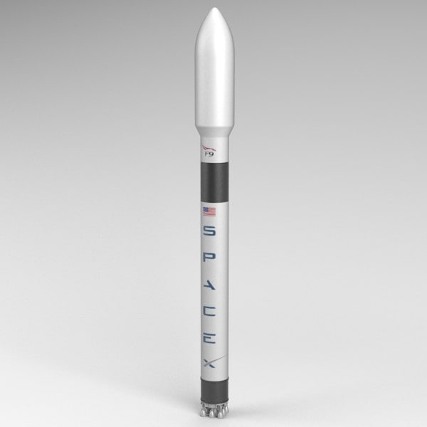 spacex falcon 9 rocket lwo