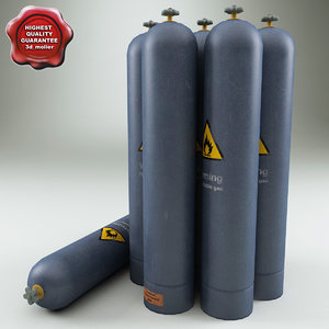lwo helium gas cylinder