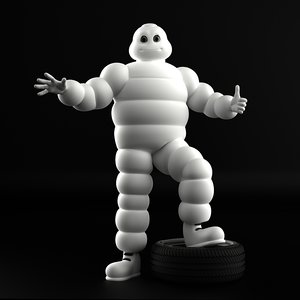 3ds max michelin character tyre
