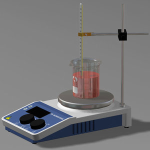 science lab hot plate 3d max