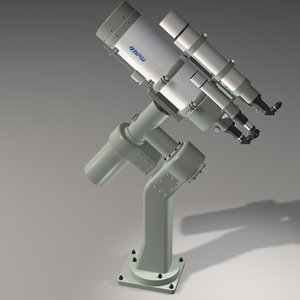 takahashi c400 telescope scope 3d max