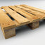 3d wood pallet model
