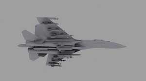 su-35 fighter 3d 3ds