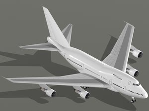 3d boeing 747-sp 747 sp model