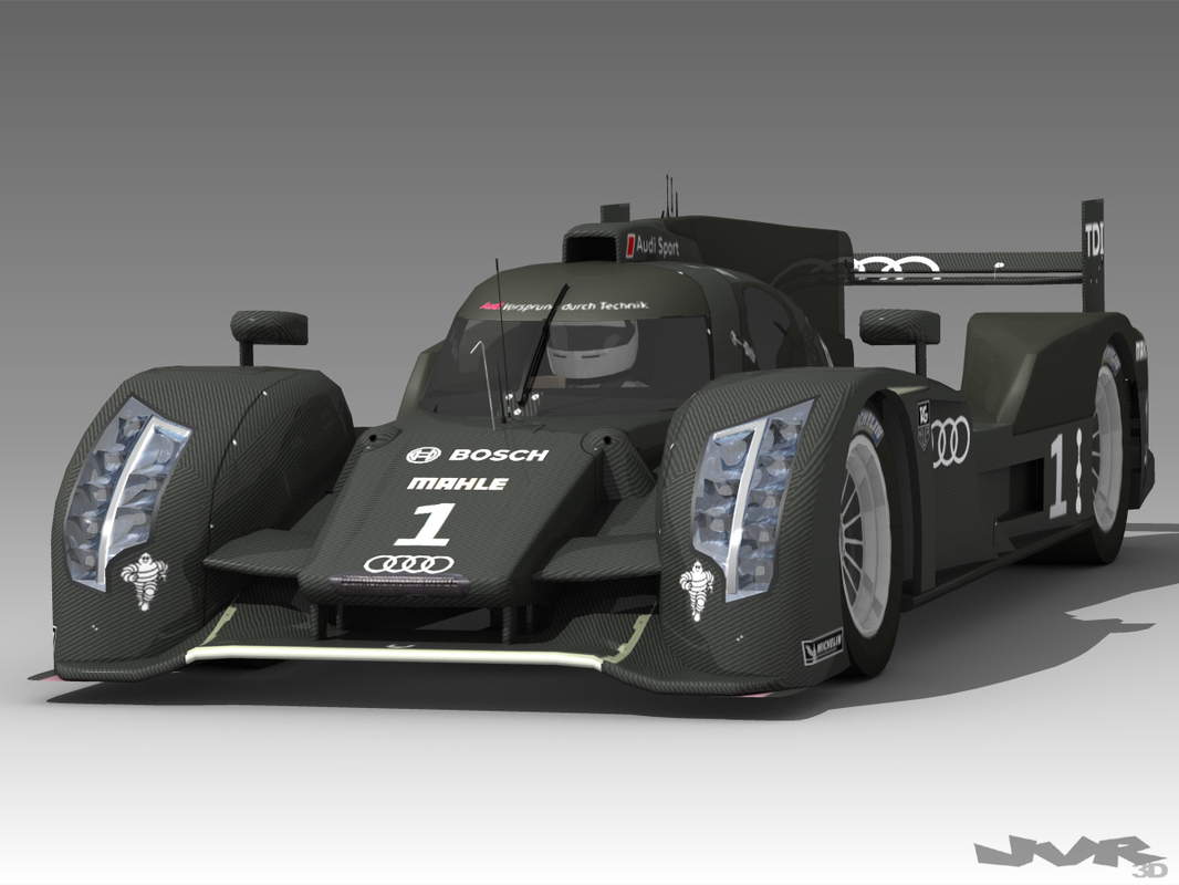 Audi R18 3d Model