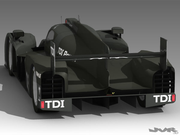 Audi R18 3d Model