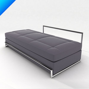 3d model day bed eileen gray