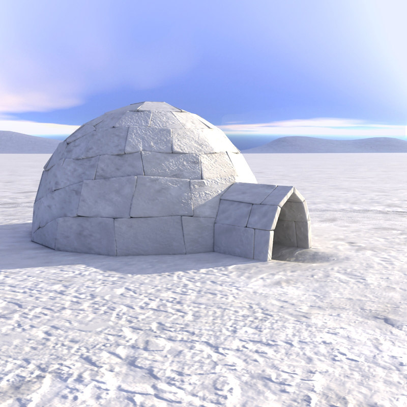 3d-eskimo-igloo-house-model