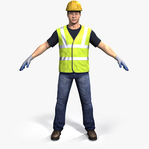rigged dong realistic asian man 3d model