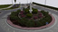 roundabout tree street signs 3d model