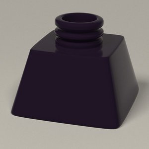 3d model ink pot inkpot