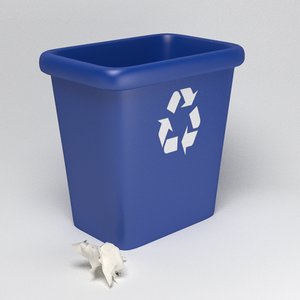 recycling bin 3d model