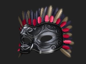 3d venetian mask