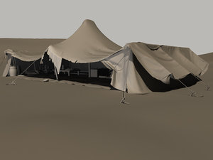 3d bedouin tent